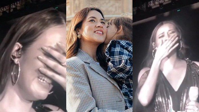Pecah Tangis Raisa Saat Dengar Ungkapan Hati Zalina, Momen Konser Istri Hamish Daud Penuh Haru