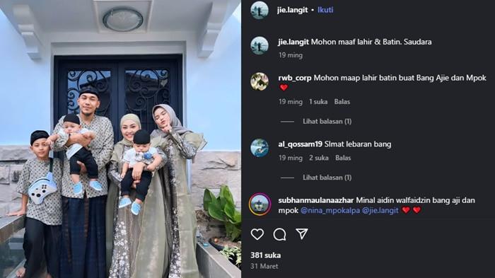Momen lebaran terakhir Mpok Alpa dan suami