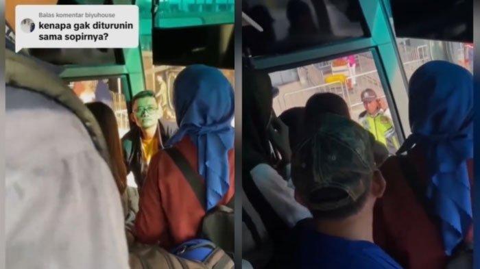 Akhir Pria Marah di Bus Hingga Minta Sopir Tabrak Kendaraan, Diturunkan Paksa Usai Protes Penumpang