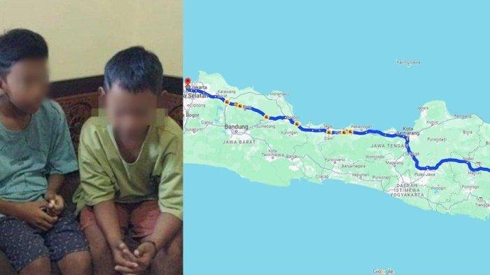 Niat Temui Teman, 2 Bocah Nekat Naik Motor dari Madura ke Jakarta tak Pakai Helm, Modal Rp 100 Ribu