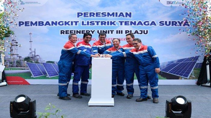 Resmikan PLTS Kilang Plaju, Pertamina Tunjukkan Bukti Konkret Komitmen Transisi Energi
