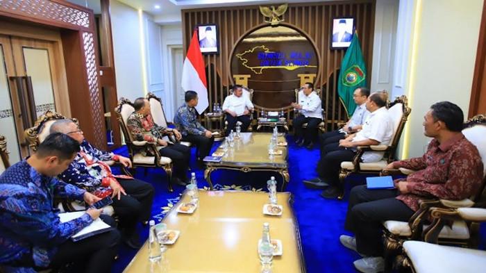 Pertemuan Herman Deru dengan Kepala BNNP Sumsel