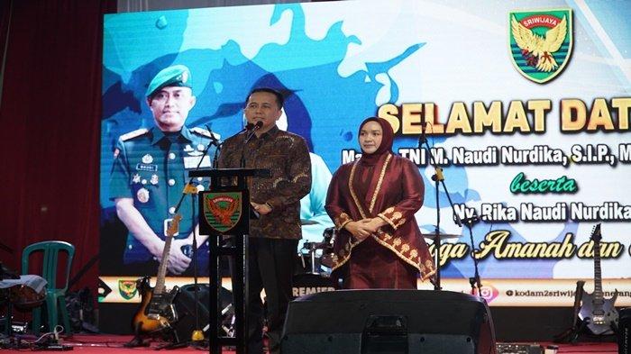 Agus Fatoni Hadiri Malam Lepas Sambut Pangdam II Sriwijaya, Pangdam Baru Mayjen TNI Naudi Nurdika