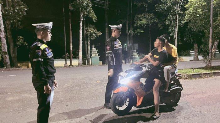 Ciptakan Kondisi Aman dan Tertib, Polres Muara Enim dan Polsek Jajaran Gelar Razia