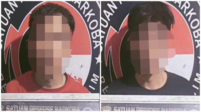 Polisi Ringkus Dua Pengedar Sabu di Lawang Kidul Muara Enim Saat Akan Bertransaksi