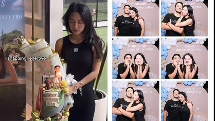 PAMER FOSE MESRA - Potret Azizah Salsha pose mesra bareng Nadif.