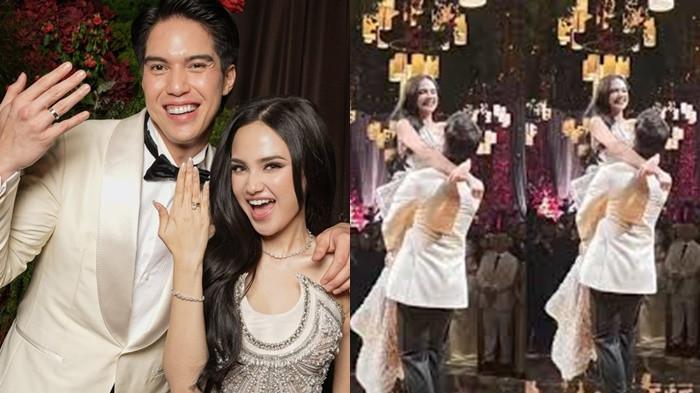 GAYA RAMBU SYIFA - Potret resepsi pernikahan Syifa Hadju dan El Rumi. Kini hair stylist Rury Padwa telah mengklarifikasi terkait pemilihan gaya rambut sesuai dengan kemauan Syifa.