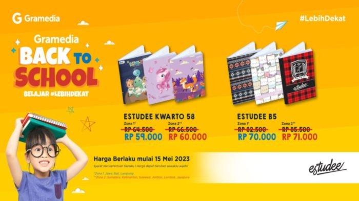 Gramedia Gelar Program Gramedia Back To School Belajar, Promo Spesial Buku Tulis Sekolah, Murah!
