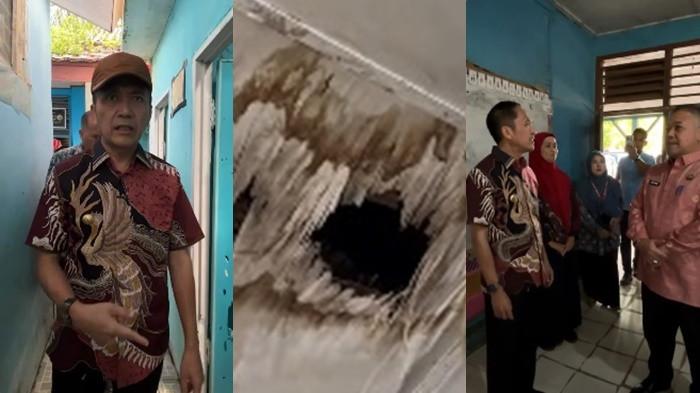 WALIKOTA TINJAU SEKOLAH - Kolase. RATU Dewa Tinjau Langsung Sekolah Rusak dan Terdampak Banjir di Palembang, Akan Segera Diperbaiki