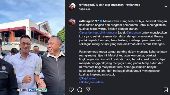 Raffi Ahmad dan Kajati Sumsel