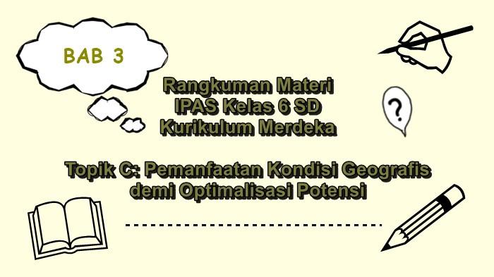 Rangkuman Materi BAB 3 IPAS Kelas 6 SD Semester 1 Kurikulum Merdeka, Topik C