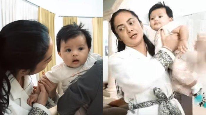 Reaksi Aneh Ameena Lihat Wajah Krisdayanti Tanpa Make Up Disorot, Anak Aurel Hermansyah: Buang Muka
