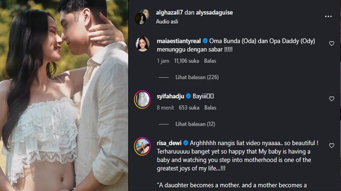 Reaksi bahagia Syifa Hadju tahu Alyssa Daguise hamil