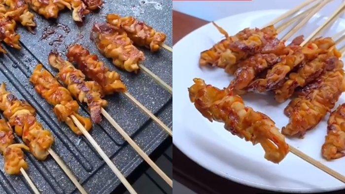 Resep Sate Usus Berbahan Dasar Jamur Tiram, Camilan Diet yang Rendah Kalori, Dijamin Bikin Nagih