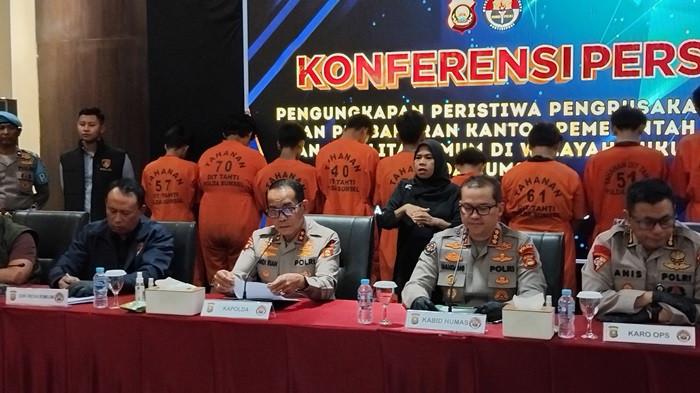 25 Orang Ditetapkan Tersangka Terkait Perusakan dan Penyusup Unjuk Rasa Mahasiswa di Sumsel