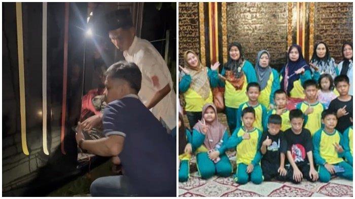 BREAKING NEWS: Pulang Study Tour dari Pelembang, Bus Rombongan SDN 1 Harisan Jaya OKUT Kecelakaan