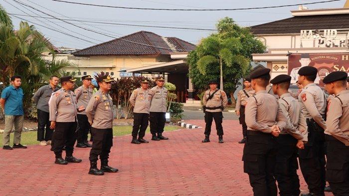 Operasi Stop Karhutla, Polres Muba Terima 99 Personil BKO dari Polda Sumsel