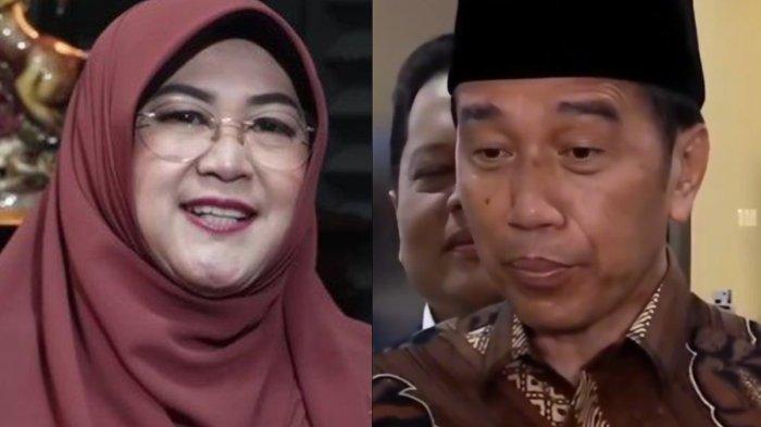 PENILAIAN DOKTER TIFA - Kolase Presiden ketujuh Republik Indonesia, Joko Widodo (Jokowi) dan Tifauzia Tyassuma (Dr Tifa). Sebut Jokowi Ketakutan, Dokter Tifa Sesumbar Didukung Masyarakat Perihal Ijazah