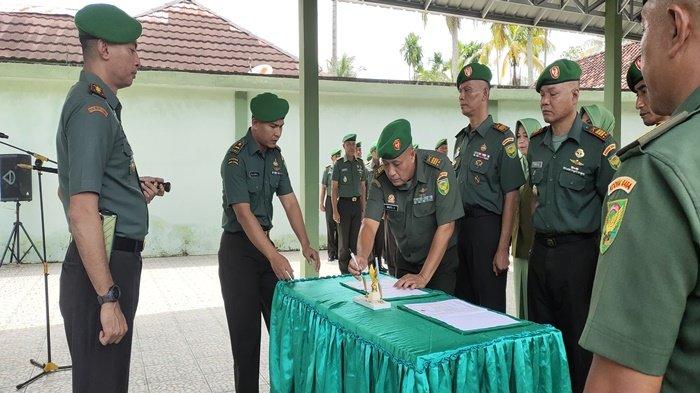 Sertijab 3 Danramil Jajaran Kodim 0404 Muara Enim, Ada yang Tukar Posisi dan Ada yang Naik Pangkat