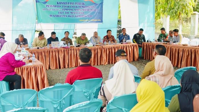 Warga Beri Lampu Hijau, Pemkab OKI Segera Terbitkan Penlok Exit Tol Mataram Jaya Seluas 16 Hektare