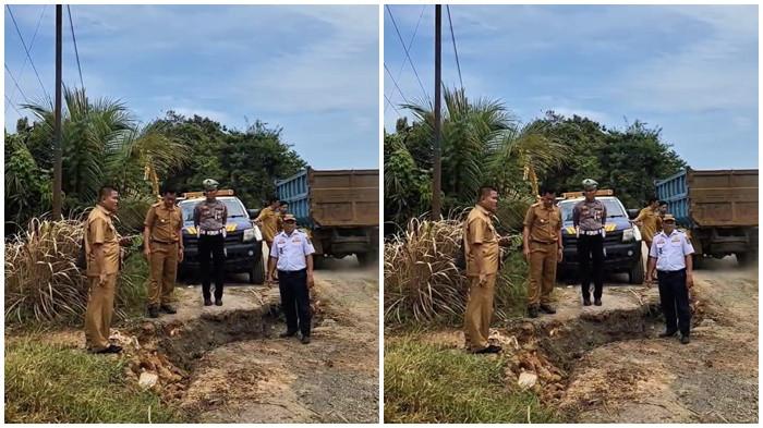 Jalan Penghubung Sekayu–Teladan Ambles, Pemkab Muba Akan Bangun Jembatan Bailey untuk Akses Warga