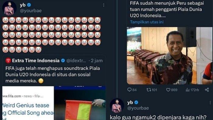 Lagu Glorious Original Soundtrack Piala Dunia U-20 Dihapus oleh FIFA, Reza Arap Pertanyakan Hal Ini