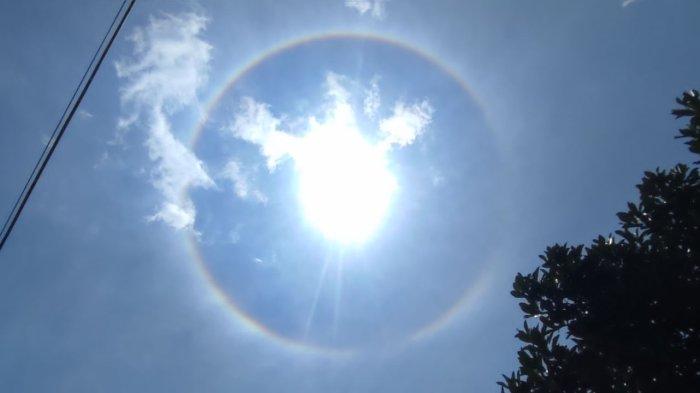 Viral Penampakan Matahari Cincin di Langit Pagar Alam, BPBD Tegaskan Bukan Pertanda Bencana