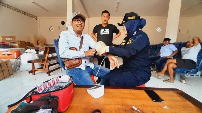 Para Sopir Angkutan Lebaran Diperiksa Kesehatan Gratis di Polres Pagaralam