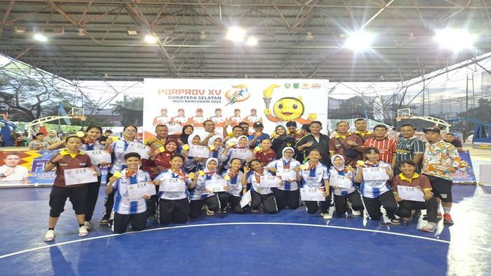 Tim Futsal Putri OKU Timur Ukir Sejarah, Raih Medali Emas Perdana di Porprov Sumsel 2025