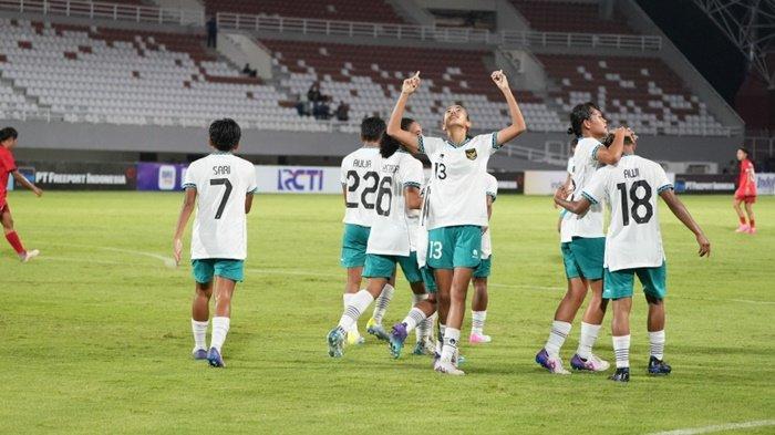 Timnas Indonesia Lolos ke Semifinal Piala AFF U-19 Wanita 2023 usai Menang Telak 5-0 Atas Kamboja
