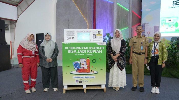 UCOllect Box Tersedia di Kilang Pertamina Plaju, Masyarakat Bisa Tukar Minyak Jelantah dengan Rupiah