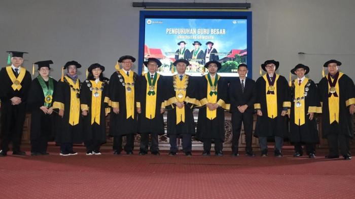 Unsri kukuhkan 3 orang guru besar
