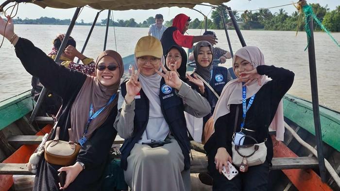 GAPAI KEBAIKAN - Volunteer Gapai Kebaikan kembali mengunjungi Desa Sungai Sei Jawi untuk meninjau pembangunan fasilitas wudhu dan kebutuhan infrastruktur dasar yang masih sangat terbatas.