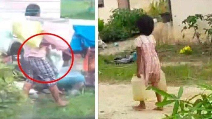 Viral Bocah Yatim Dipaksa Kerja dan Dimasukkan Karung oleh Tantenya, Korban Nangis Direkam Tetangga