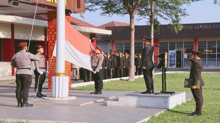 Polres Muara Enim Peringatan Hari Sumpah Pemuda ke-96 Wujudkan Semangat Bersatu untuk Indonesia Raya