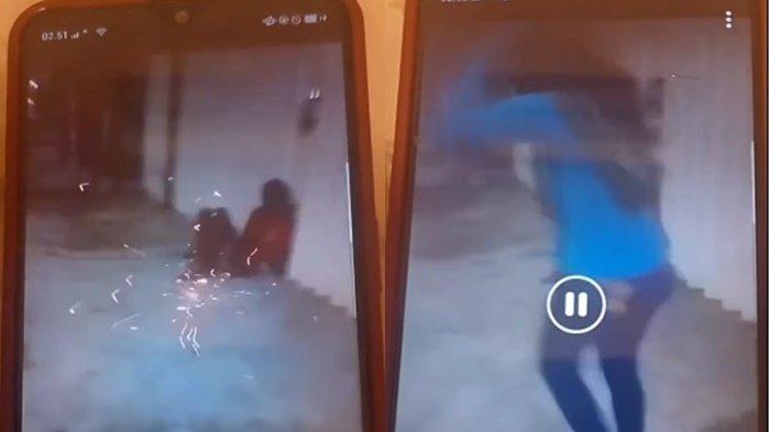 Viral Aksi Wanita Lempar Petasan ke ODGJ Sedang Duduk, Sambil Tertawa : Jahat Kali Kita