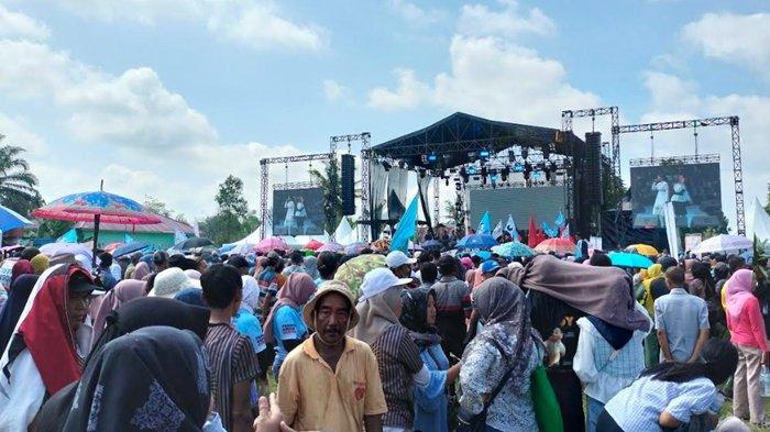 Prabowo Dikabarkan Batal Datang ke Musi Rawas, Ribuan Massa Kecele Gagal Ketemu Capres Gemoy