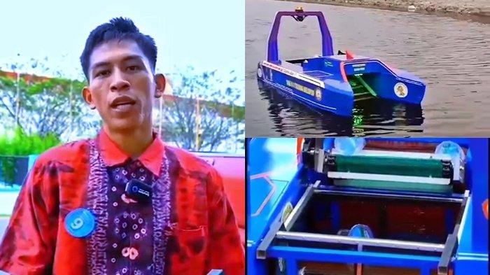 Hanya Belajar Lewat Internet, Warga OKI Sumsel ini Mampu Membuat Kapal Pembersih Sungai