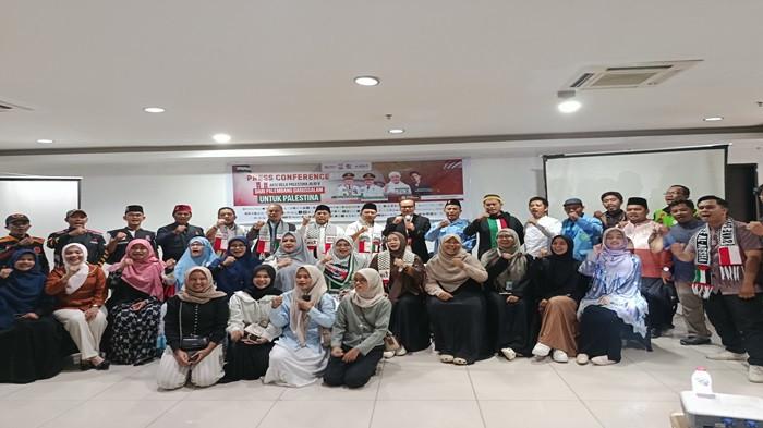 Opick dan Adzando Davema Ramaikan Aksi Bela Palestina Jilid V di Palembang