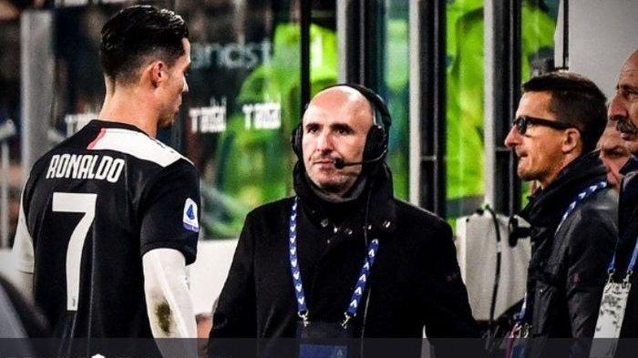 Cristiano Ronaldo Diduga Mengumpat ke Maurizio Sarri Saat Digantikan di Laga Juventus Vs AC Milan