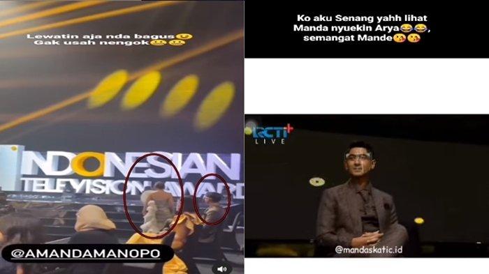 Menang Award, Sikap Dingin Amanda Manopo ke Arya Saloka Jadi Sorotan, Ditoleh pun Tidak: Lewatin Aja