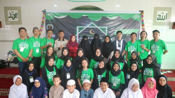 Komunitas Sedekah Sehari Seribu & NET. Good People Palembang, Gelar Acara Semarak Ramadan