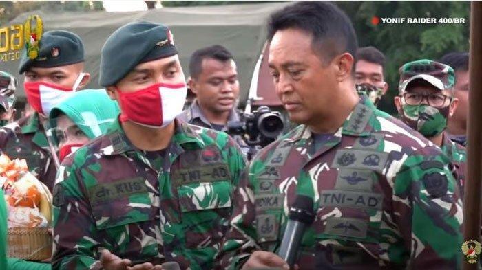 Papa kalian tidak akan om izinkan berangkat; Ini Pesan Jenderal Andika kepada Anak Prajurit