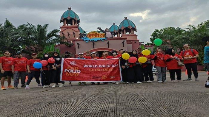 Rotary Club Palembang, Adakan Fun Walk, Ajak Masyarakat Ingatkan Pentingnya Vaksin Polio