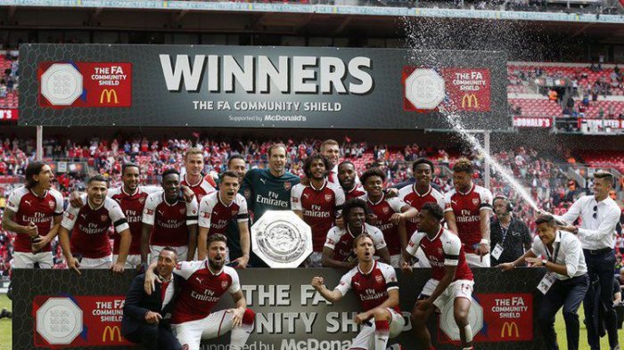 Jadi Juara Community Shield, Benarkah Arsenal Terancam Kutukan Juara dari Community Shield?