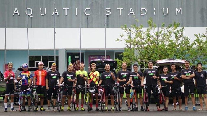 Sambut Kejuaraan Open Palembang Triathlon, Atlet Palembang Gelar Training Center di Jakabaring