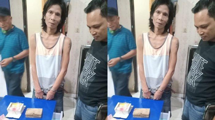 Melky Guslow Warga Prabumulih Utara Ditangkap Polisi, Sempat Buang Sabu dari Lantai 2 Rumahnya