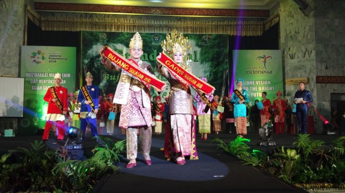 Figo dan Shellah Sabet Predikat Bujang dan Gadis Serasan Muaraenim 2018