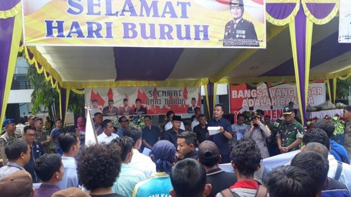 May Day, Aksi Damai Buruh di Muba Minta Pengawasan Terhadap Perusahaan