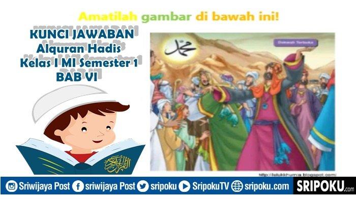 Kunci Jawaban Lengkap Alquran Hadis Kelas 1 MI Halaman 44-45 Semester 1 Kurikulum 2013 Tugasku Bab 6